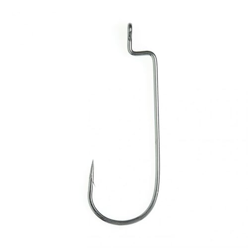 A photo showing the bend in a round bend worm hook