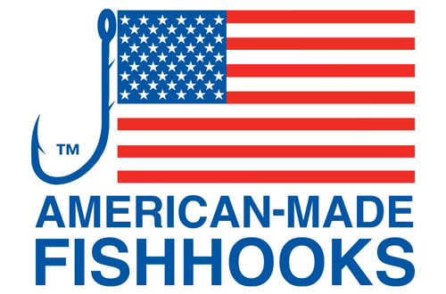 American Made Fish Hook Logo