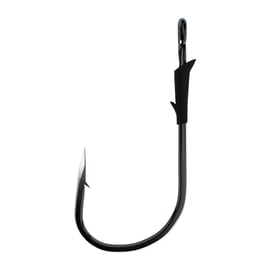 This image shows all the features anglers need to look for in a flippin hook