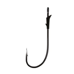 Photo of the Trokar Finesse Worm Hook showing the longer shank and double barbed keeper